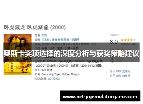 奥斯卡奖项选择的深度分析与获奖策略建议